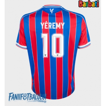 Crystal Palace Yeremy Pino #10 Tricou Fotbal Replică 2025-26 Barbati Acasa